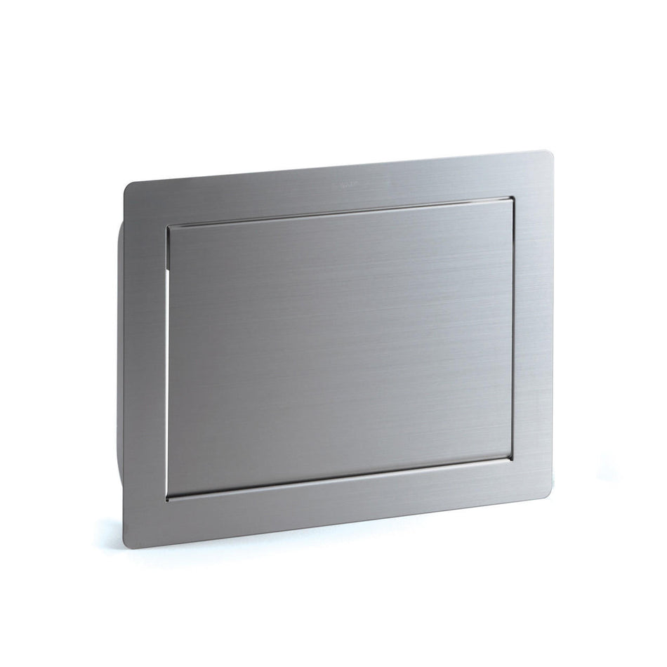 Sugatsune AZ-GD310-HL: 310mm Multi-Purpose Lid w/Damper - Satin Stainless Steel