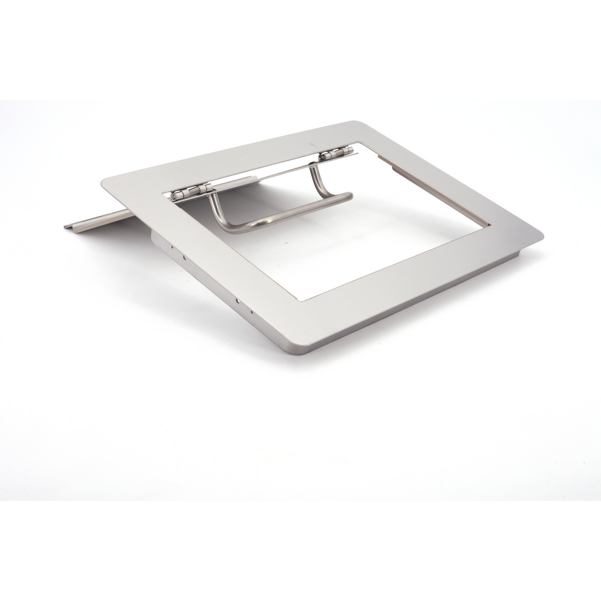 Sugatsune AZ-HD230/HL: 234mm Multi-Purpose Lid w/Handle - Satin Stainless Steel