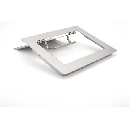 Sugatsune AZ-HD230/HL: 234mm Multi-Purpose Lid w/Handle - Satin Stainless Steel