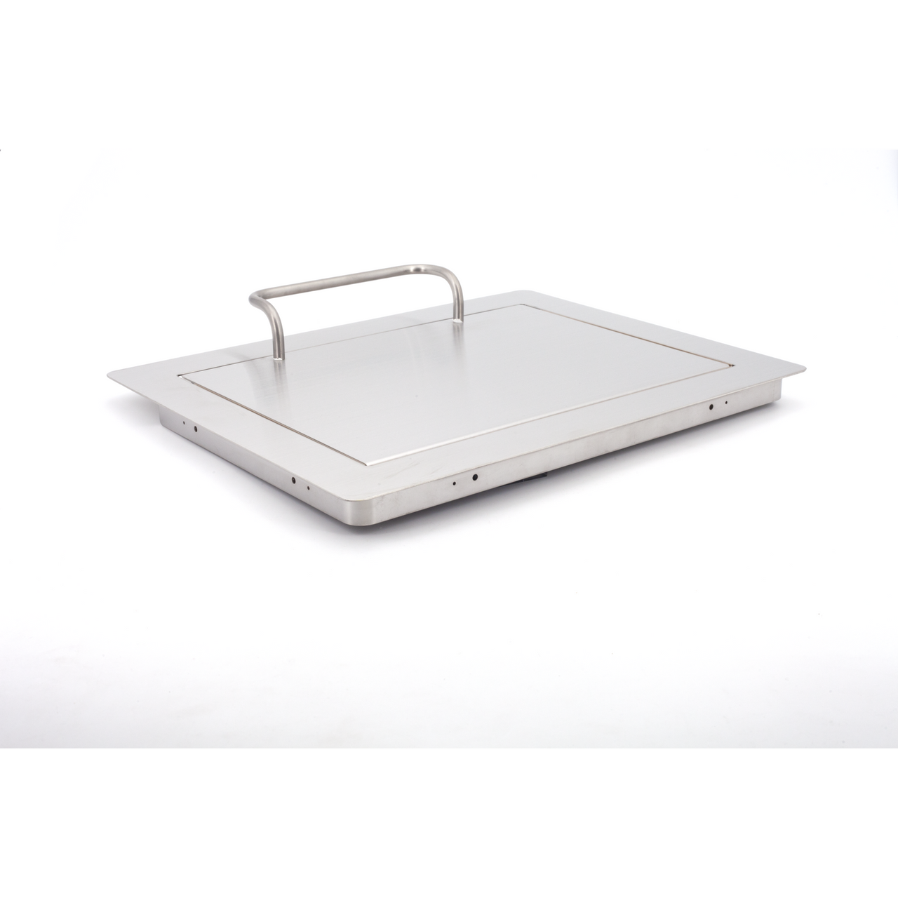 Sugatsune AZ-HD310/HL: 310mm Multi-Purpose Lid w/Handle - Satin Stainless Steel