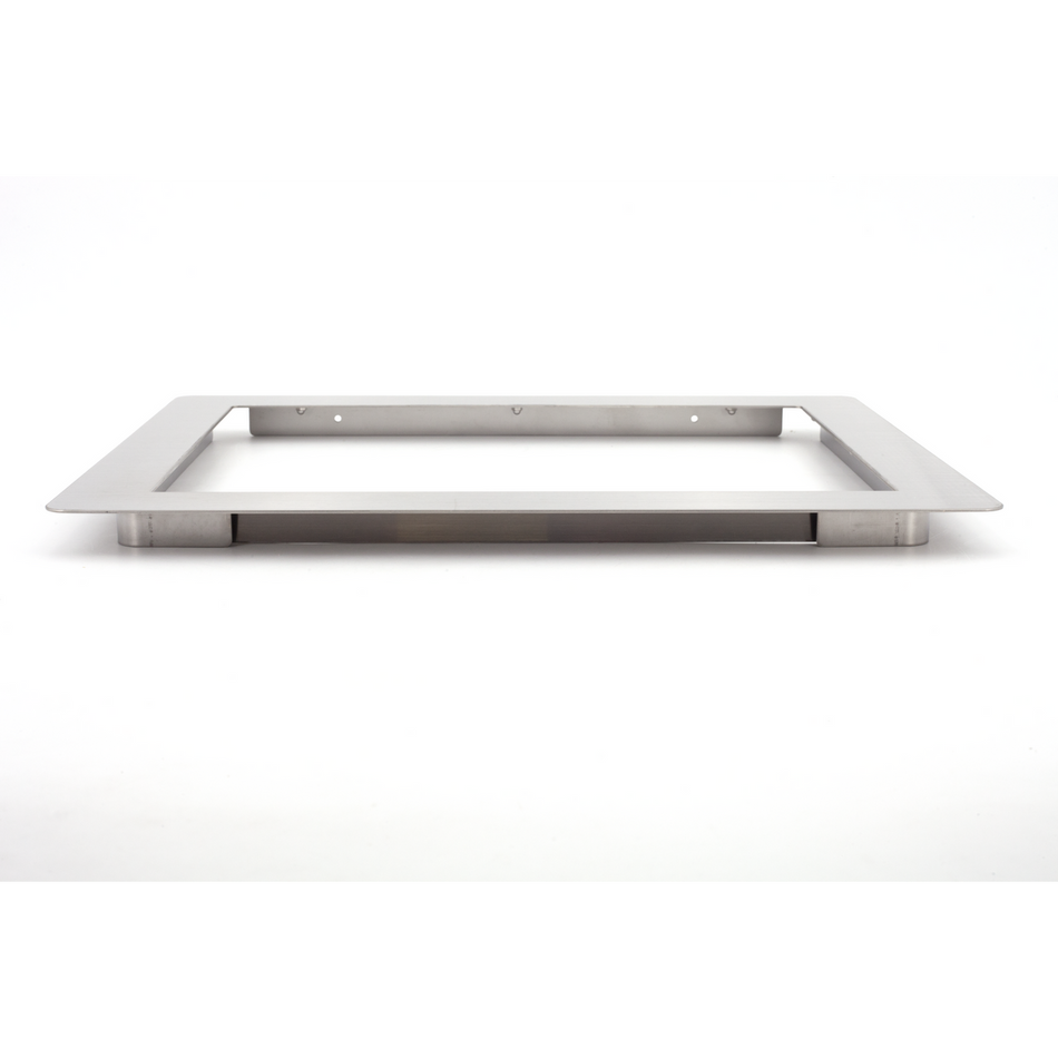 Sugatsune AZ-ND310-HL: 384mm Multi-Purpose Lid w/o Damper - Satin Stainless Steel