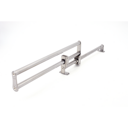 Sugatsune A-330: 545mm Extension Hanger - Satin Stainless Steel