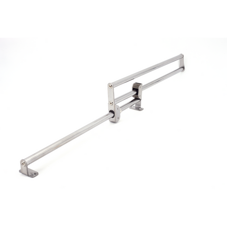 Sugatsune A-400: 665mm Extension Hanger - Satin Stainless Steel