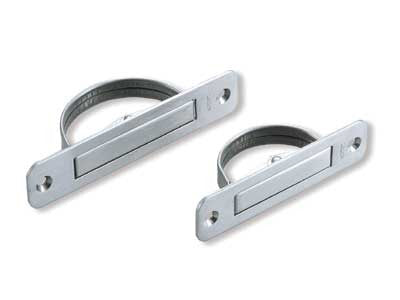 Sugatsune HR-110R: 110mm  Hatch Pull w/Radius Corners - Satin Stainless Steel