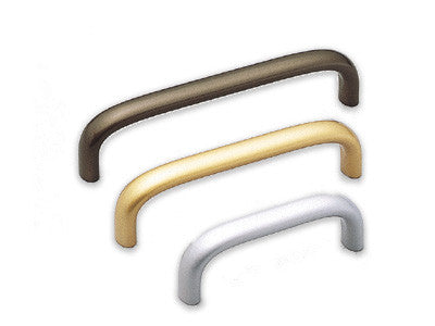 Sugatsune KK-H130BL: 120mm cc Oval Bar Cabinet Pull - Black