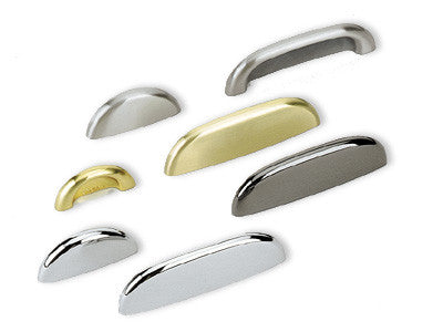 Sugatsune RD-45/SN: 32mm cc Half-Round Edge Pull - Satin Nickel