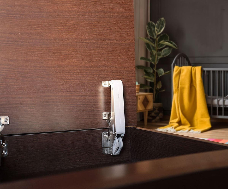 Sugatsune ARN-2-H-S : Aileron Heavy Duty Lift-Assist & Soft-Close Lid Stay Set (top opening) - Grey