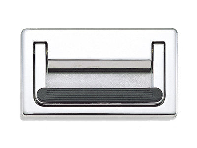 Sugatsune MUD-140: 140mm Recessed Trunk Handle - Polished Chrome/Black