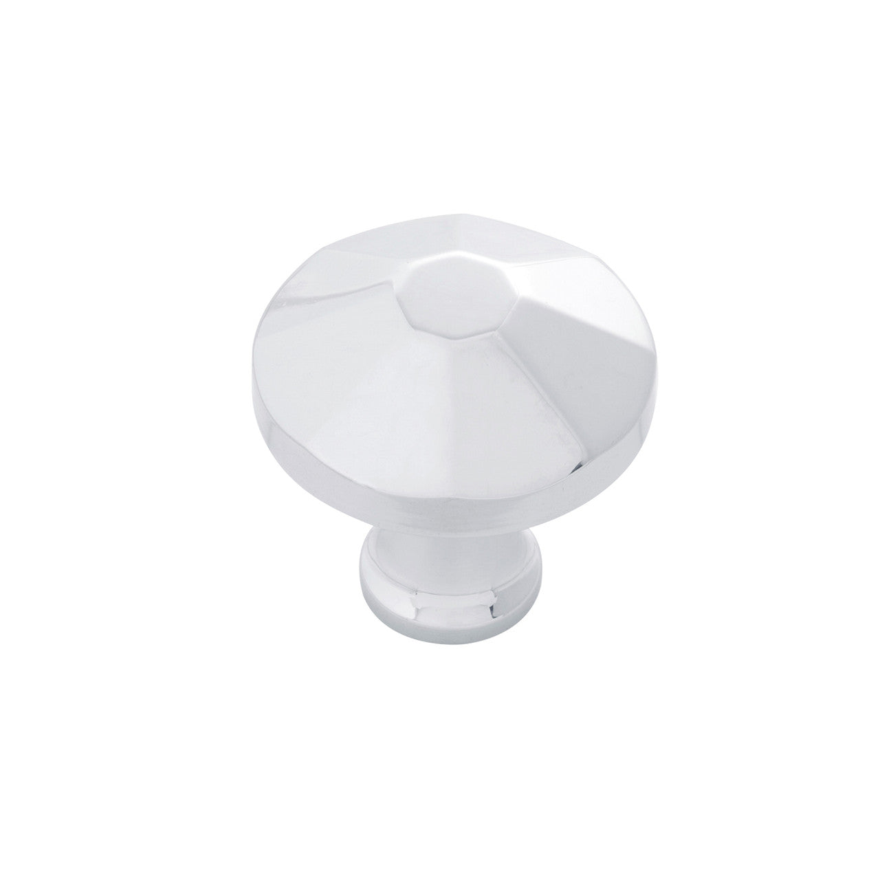 Belwith B053134-CH: 1-3/8" Facette Cabinet Knob - Chrome