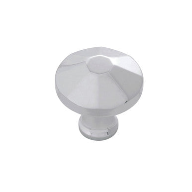 Belwith B053134-SS: 1-3/8" Facette Cabinet Knob - Stainless Steel