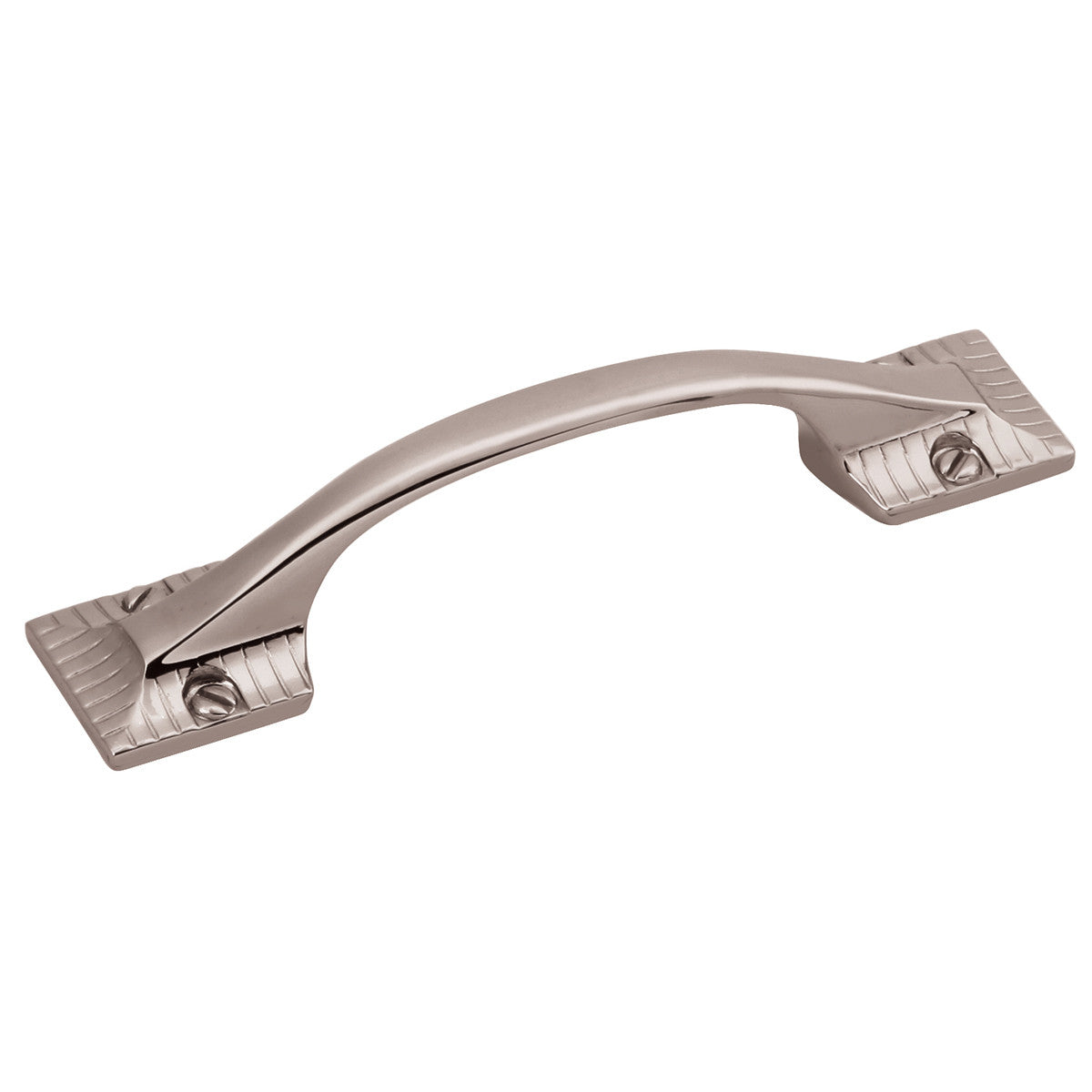 Belwith B056555-14: 3" cc Vintage 1900 Cabinet Pull - Polished Nickel