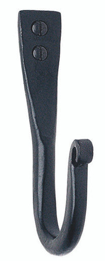 Smedbo B057: Beslagsboden 3" Rustic Single Wall Hook - Wrought Iron