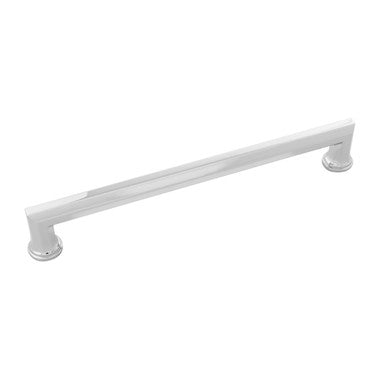 Belwith B072442-14: 220mm cc Facette Cabinet Pull - Polished Nickel