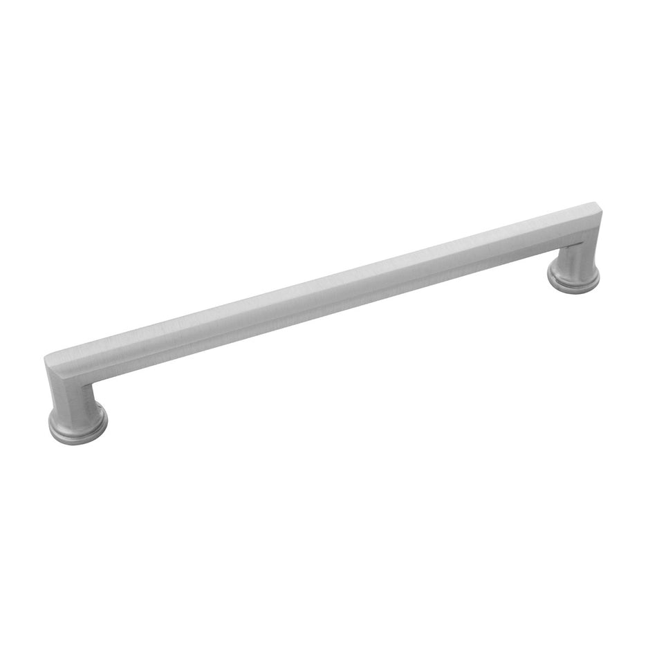 Belwith B072442-SS: 220mm cc Facette Cabinet Pull - Stainless Steel