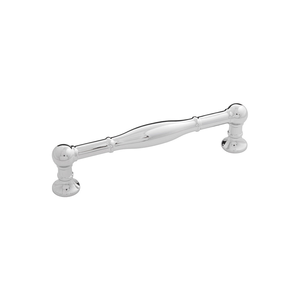 Belwith B075060-CH: 128mm cc Fuller Cabinet Pull - Chrome