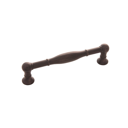 Belwith B075060-VB: 128mm cc Fuller Cabinet Pull - Vintage Bronze