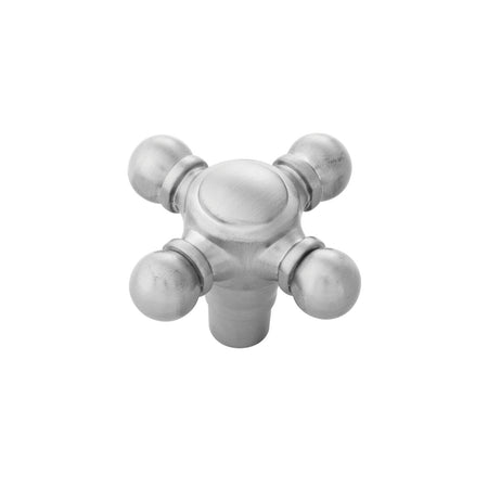 Belwith B075061-SS: 1-11/16" Square Fuller Cabinet Knob - Stainless Steel