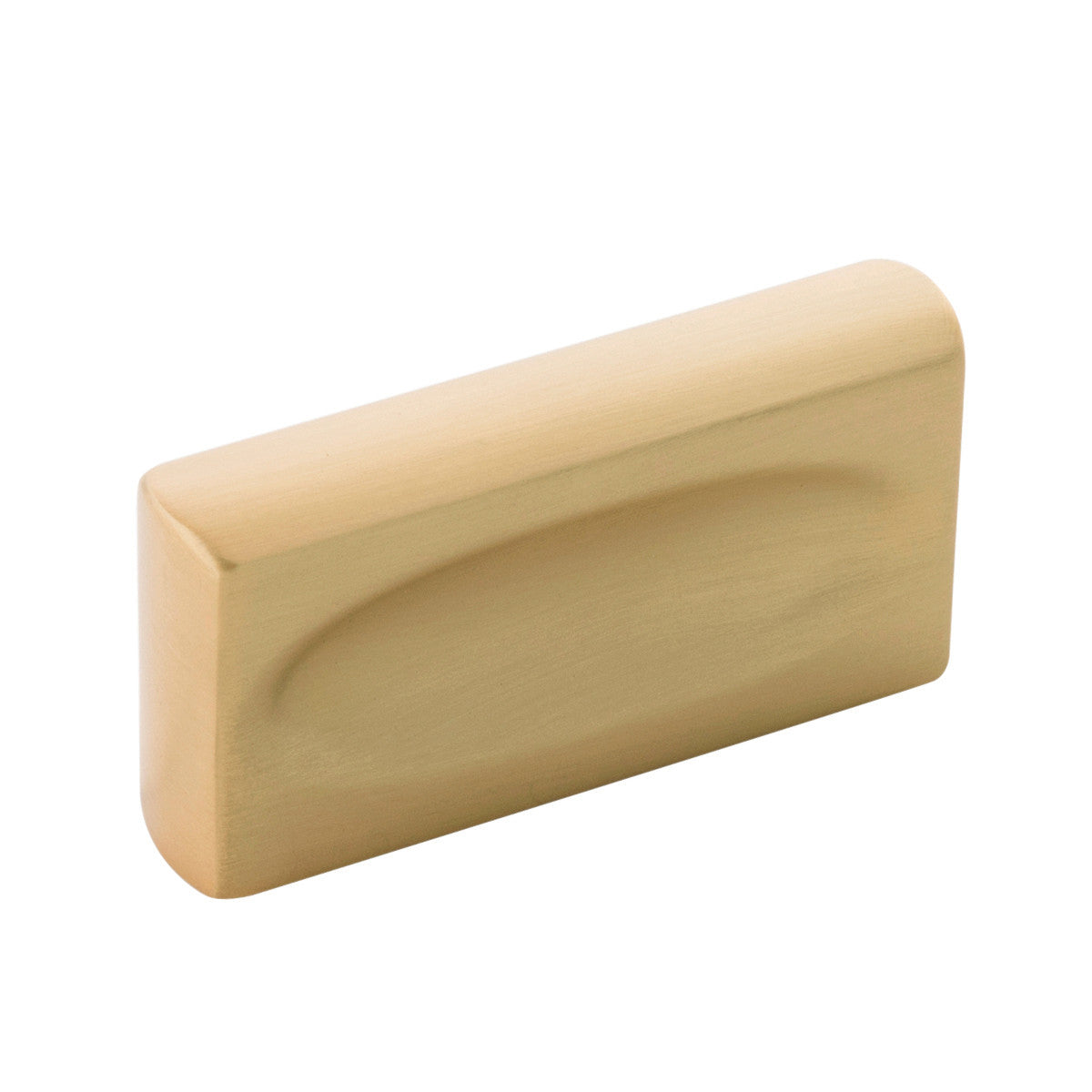 Belwith B075529-BGB:1" cc Ingot Cabinet Pull - Brushed Golden Brass