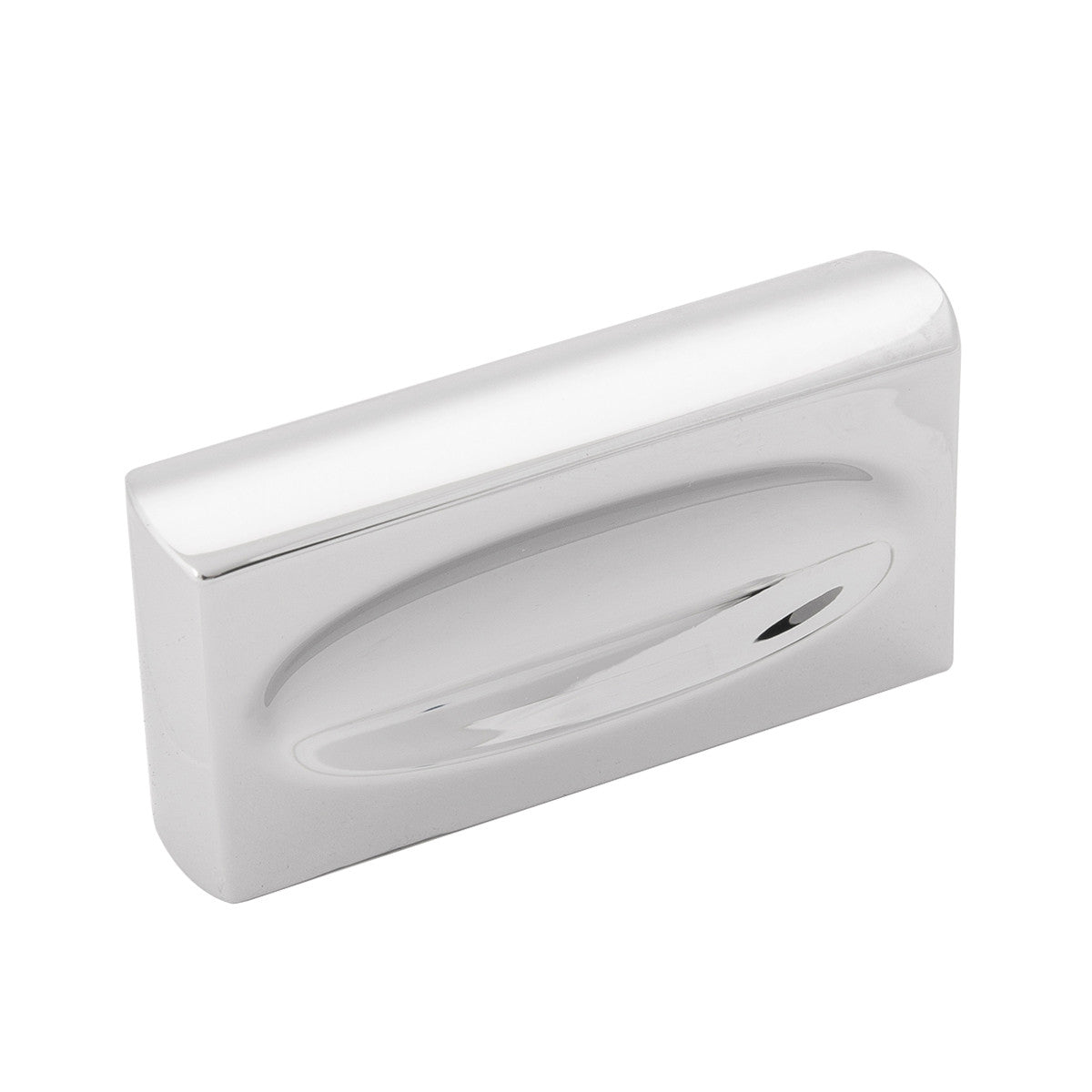 Belwith B075529-CH: 1" cc Ingot Cabinet Pull - Chrome