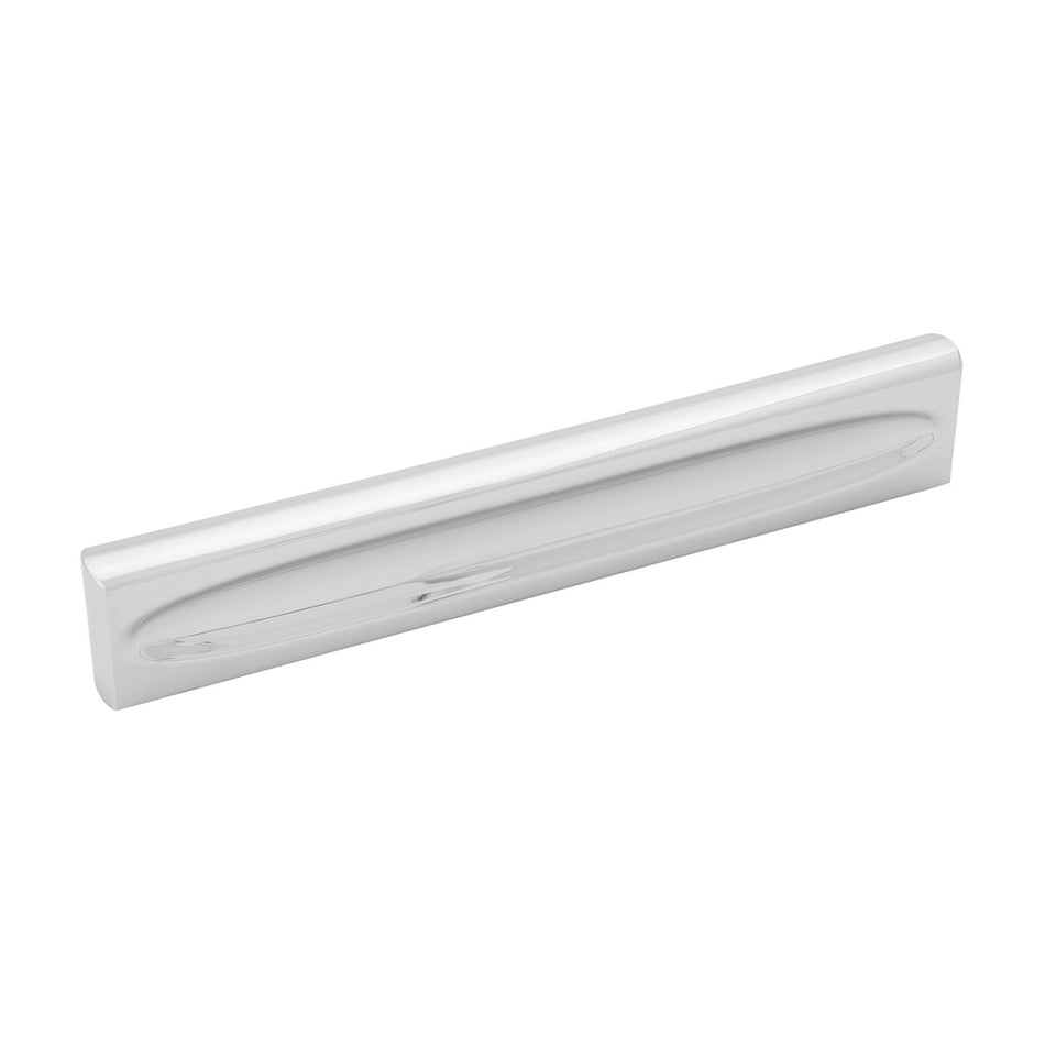 Belwith B075530-CH: 128mm cc Ingot Cabinet Pull - Chrome