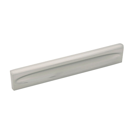 Belwith B075530-SN: 128mm cc Ingot Cabinet Pull - Satin Nickel
