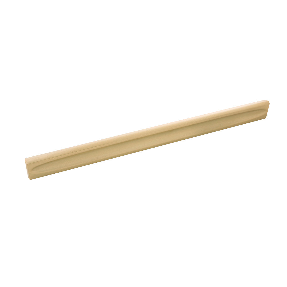 Belwith B075645-BGB: 12" cc Ingot Cabinet Pull - Brushed Golden Brass