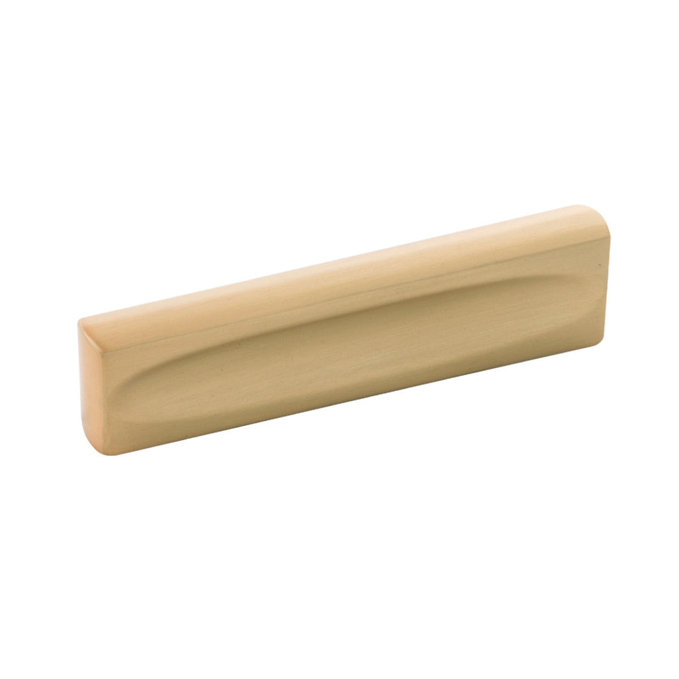 Belwith B076041-BGB:3" cc Ingot Cabinet Pull - Brushed Golden Brass