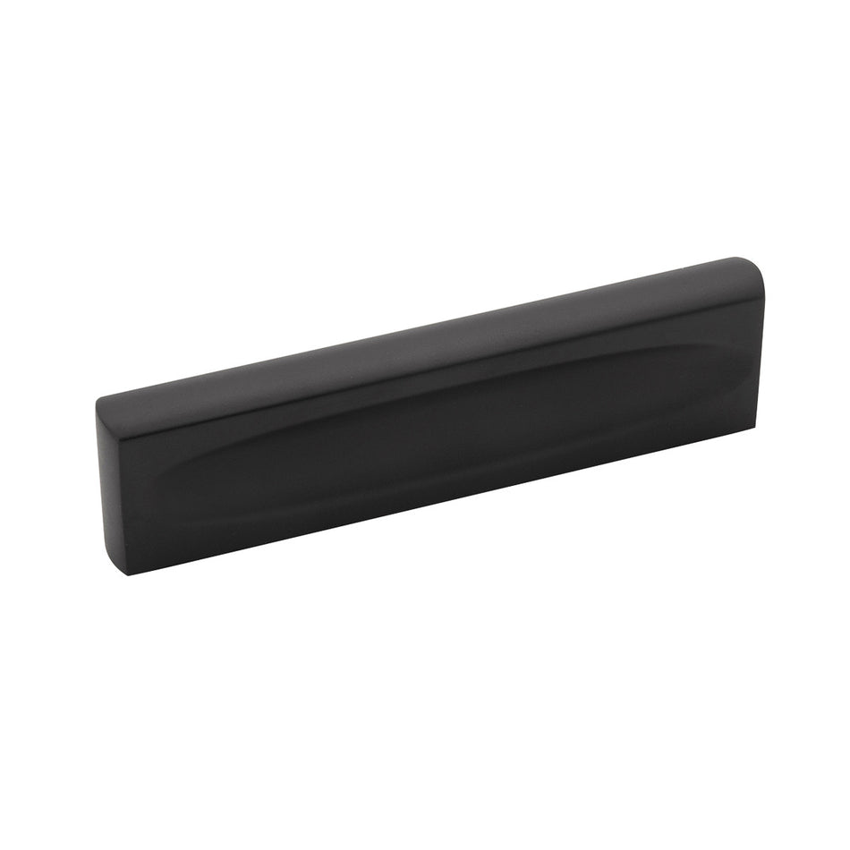 Belwith B076041-MB: 3" cc Ingot Cabinet Pull - Matte Black