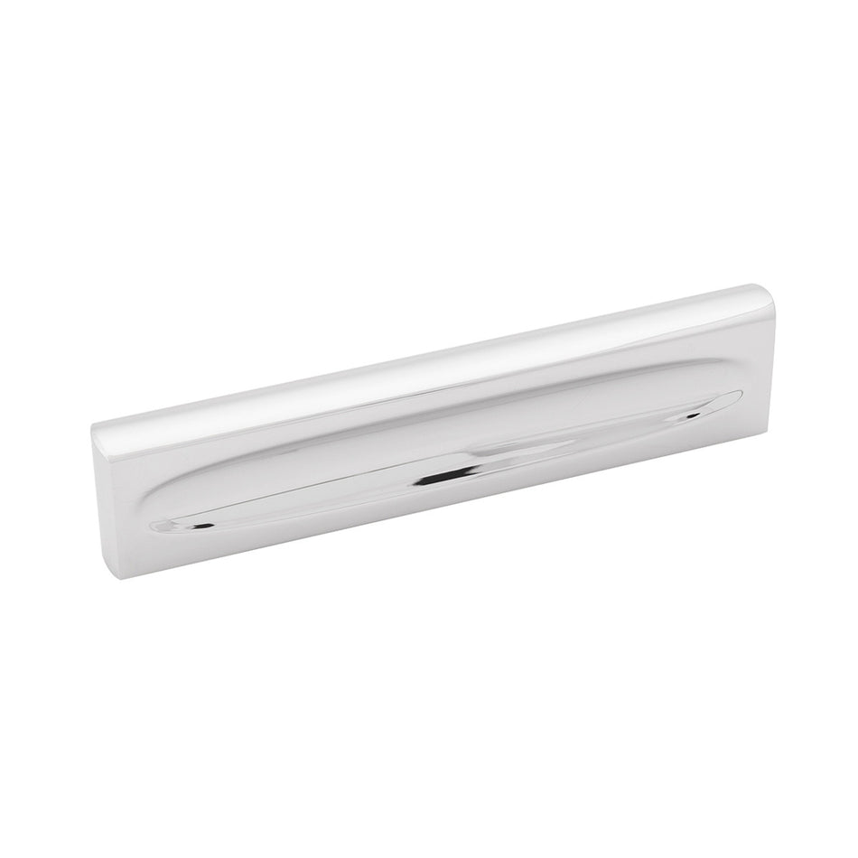 Belwith B076042-CH: 96mm cc Ingot Cabinet Pull - Chrome