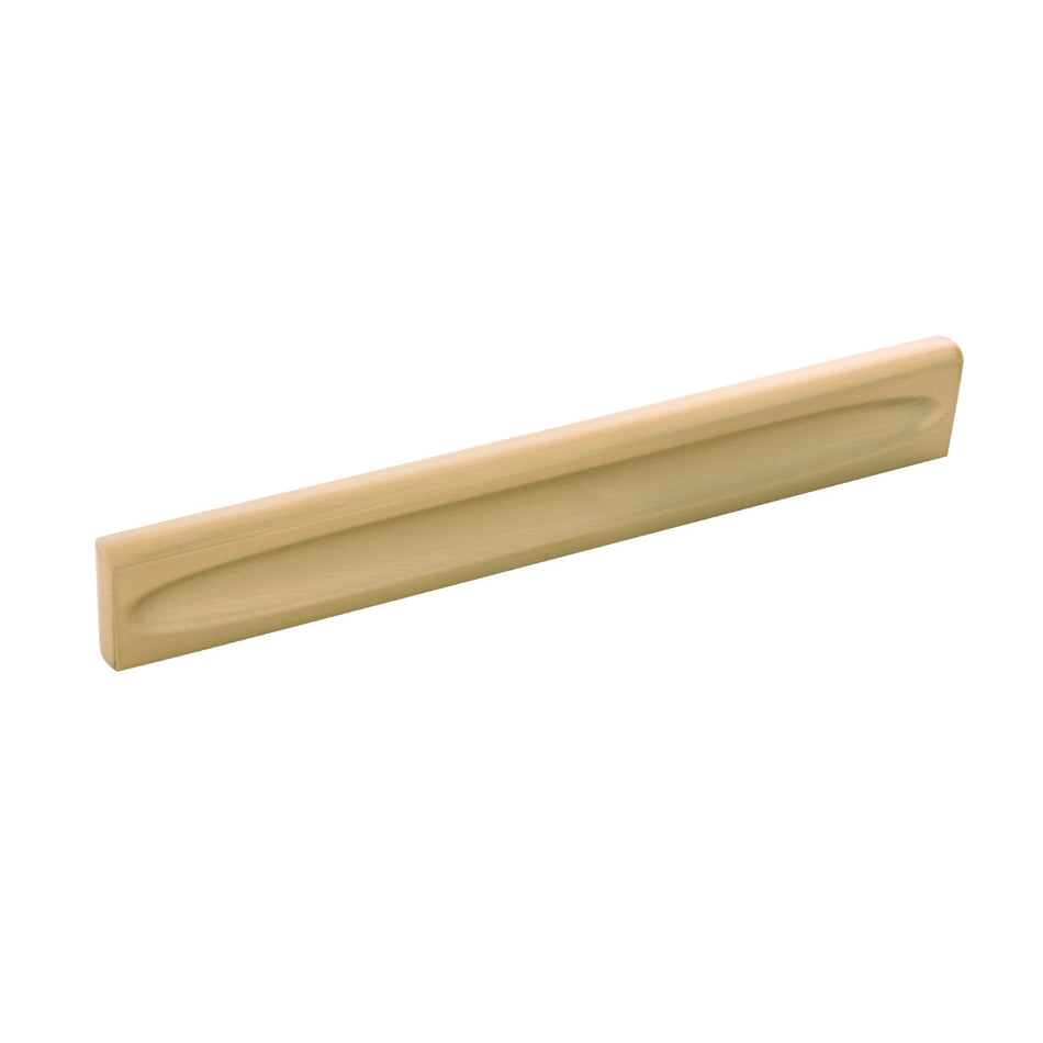 Belwith B076043-BGB:160mm cc Ingot Cabinet Pull - Brushed Golden Brass