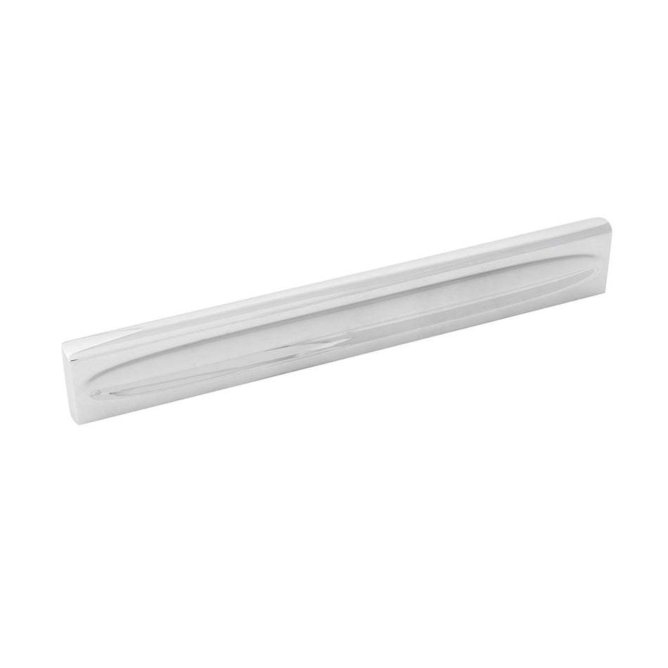 Belwith B076043-CH: 160mm cc Ingot Cabinet Pull - Chrome