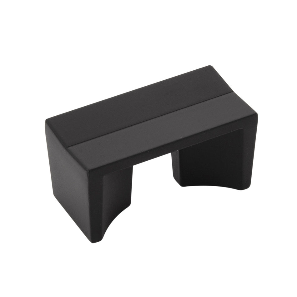 Belwith B076086-MB: 1-1/2" cc Avenue Cabinet Pull - Matte Black