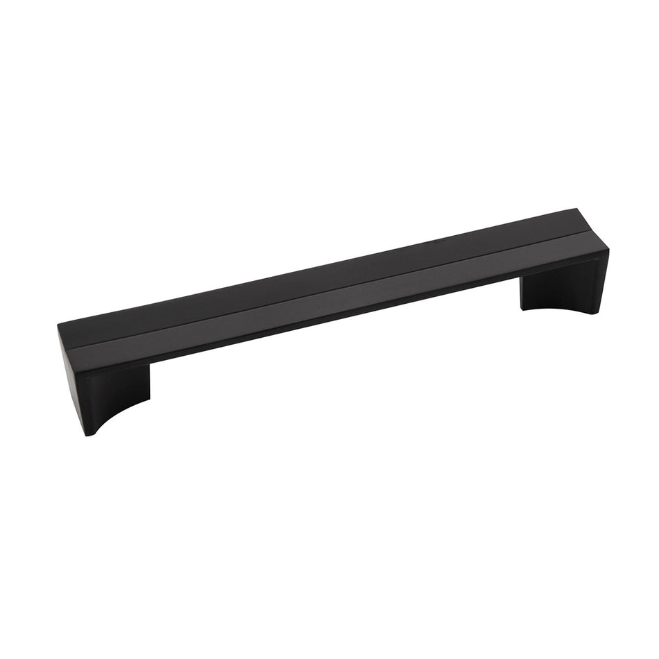 Belwith B076091-MB: 160mm cc Avenue Cabinet Pull - Matte Black