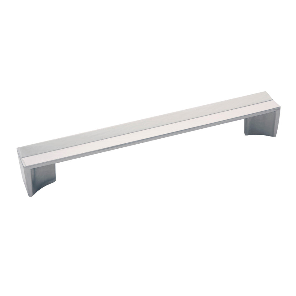 Belwith B076092-14: 192mm cc Avenue Cabinet Pull - Polished Nickel