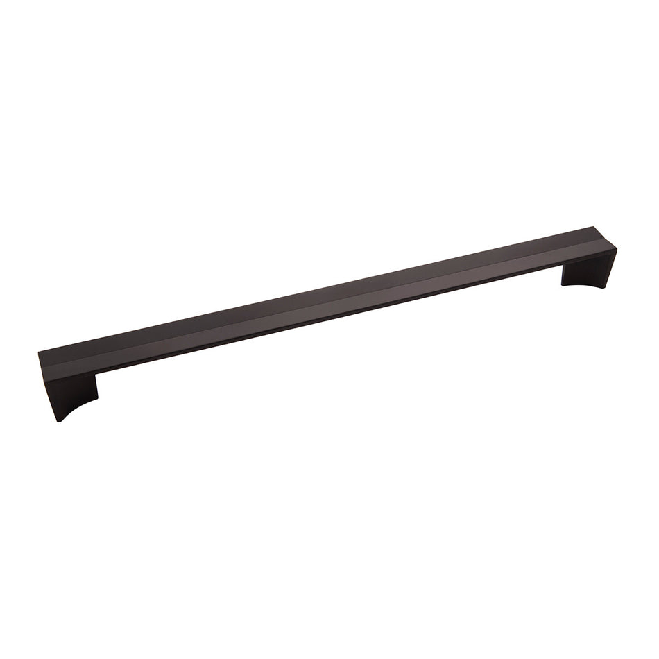 Belwith B076094-MB: 12" cc Avenue Cabinet Pull - Matte Black