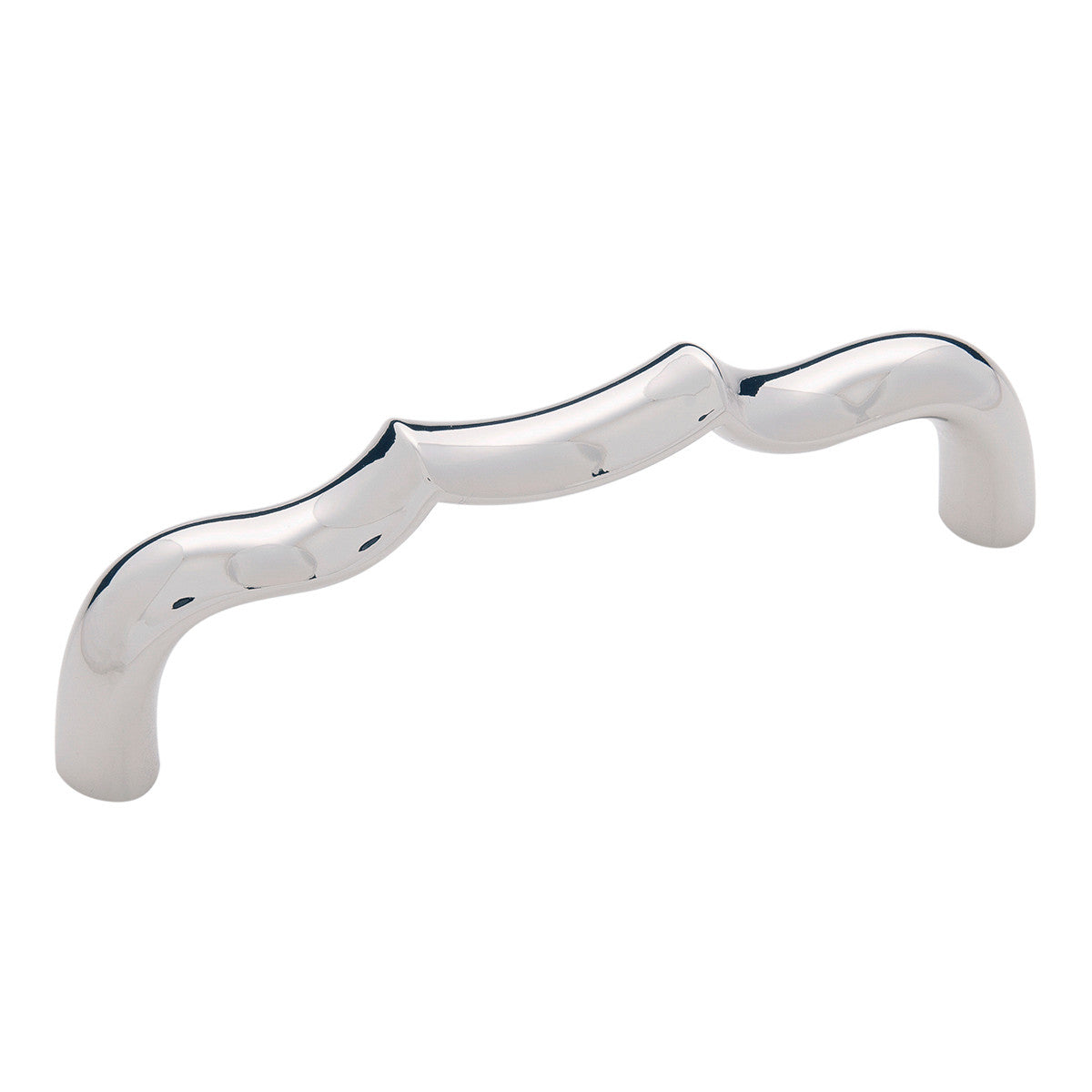 Belwith B076140-14: 96mm cc Trellis Cabinet Pull - Polished Nickel