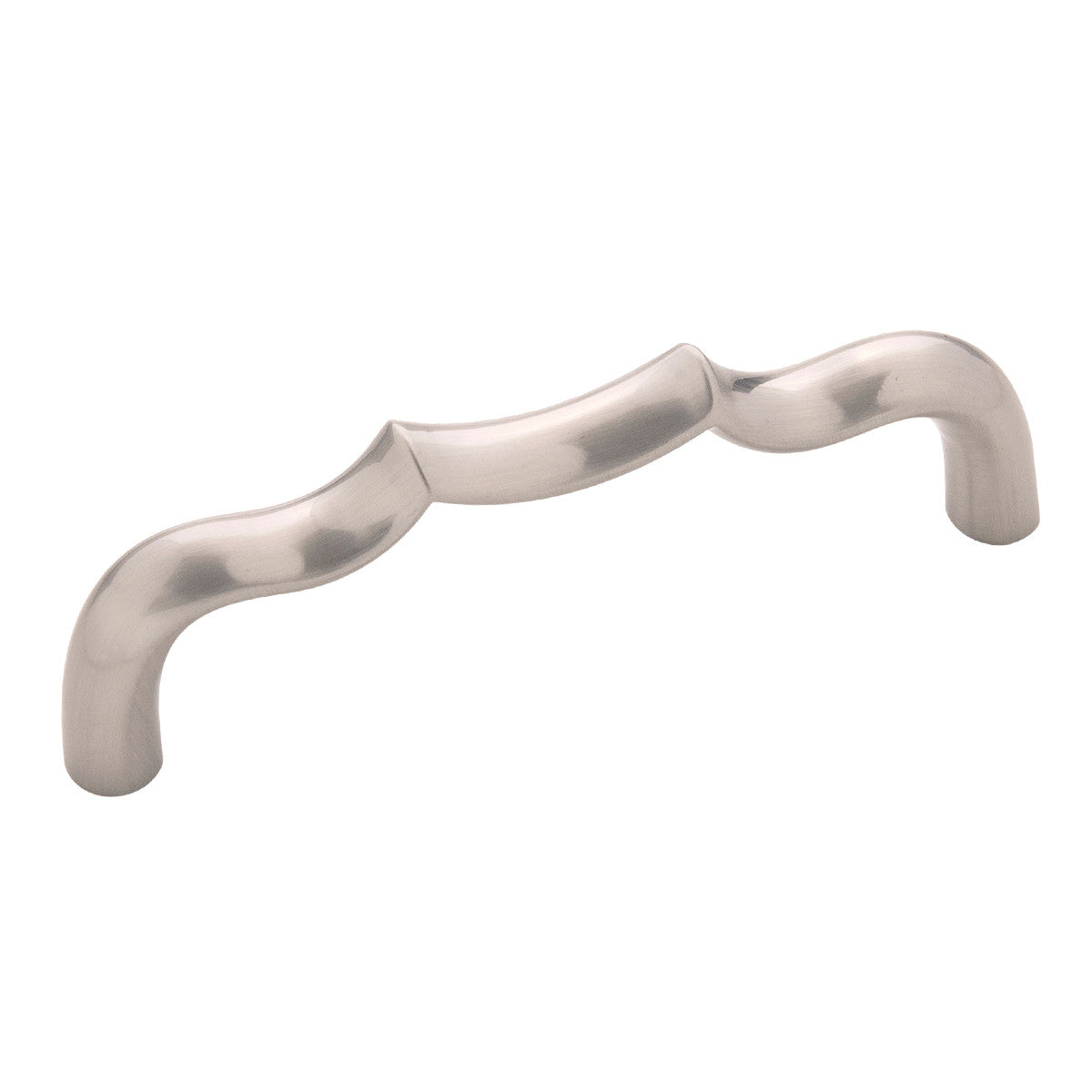 Belwith B076140-SN: 96mm cc Trellis Cabinet Pull - Satin Nickel