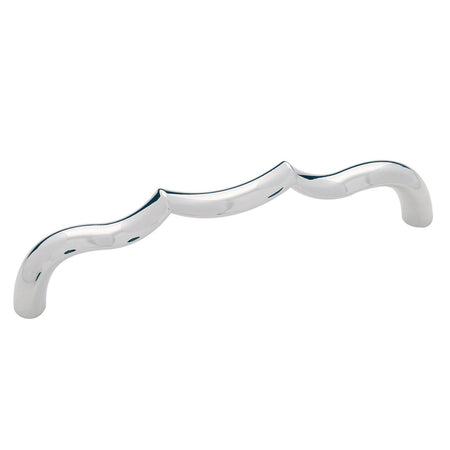 Belwith B076141-14: 128mm cc Trellis Cabinet Pull - Polished Nickel
