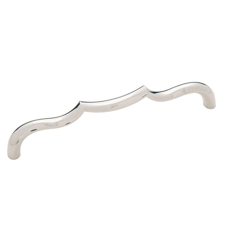 Belwith B076142-14: 160mm cc Trellis Cabinet Pull - Polished Nickel