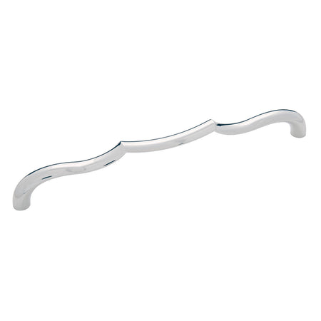 Belwith B076144-14: 224mm cc Trellis Cabinet Pull - Polished Nickel