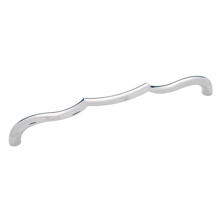Belwith B076144-14: 224mm cc Trellis Cabinet Pull - Polished Nickel