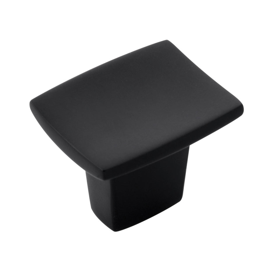 Belwith B076146-MB: 1-1/4" Channel Cabinet Knob - Matte Black