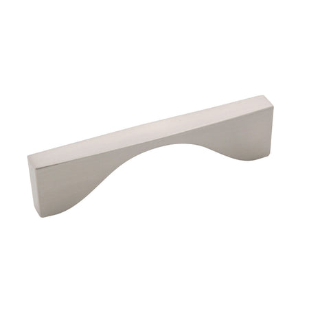Belwith B076149-SN: 96mm cc Channel Cabinet Pull - Satin Nickel