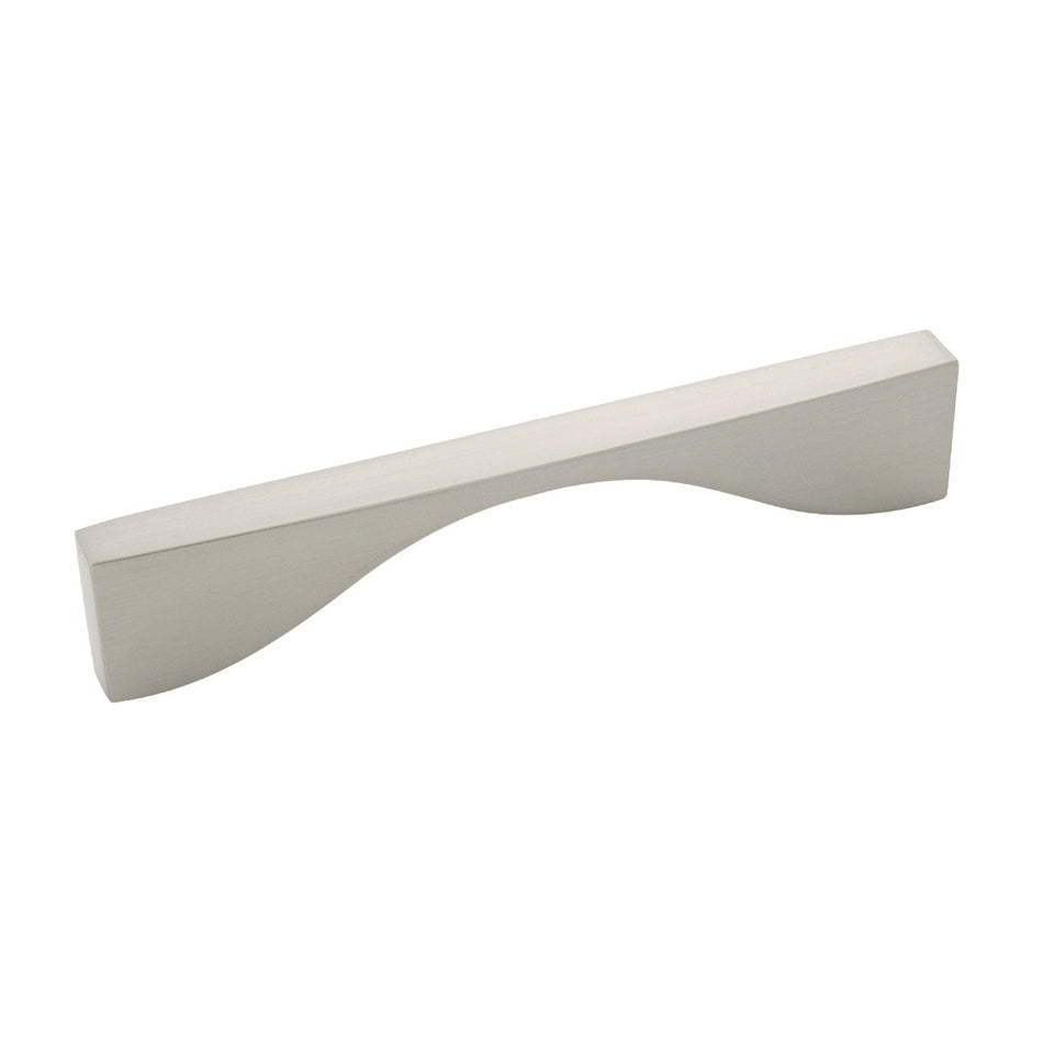 Belwith B076150-SN: 128mm cc Channel Cabinet Pull - Satin Nickel