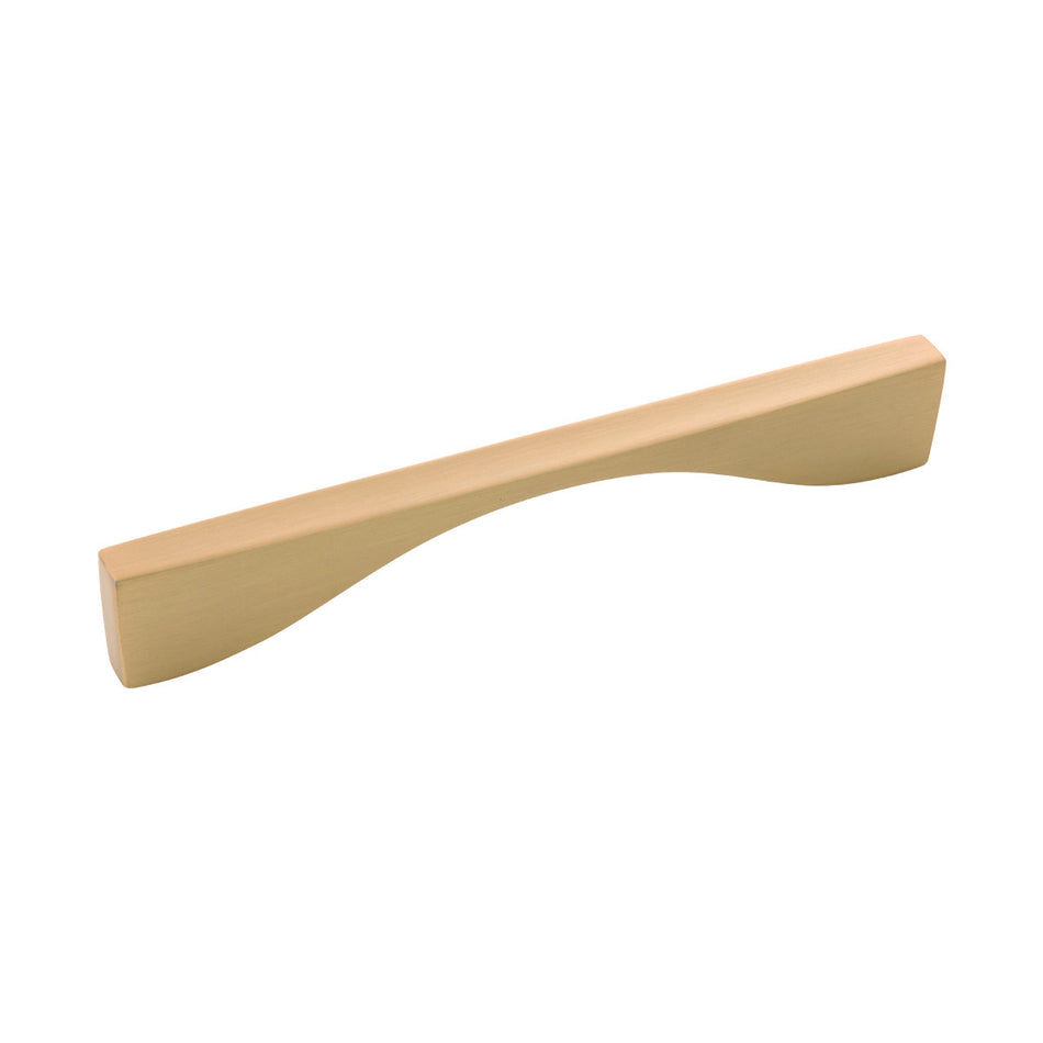 Belwith B076151-BGB:160mm cc Channel Cabinet Pull - Brushed Golden Brass