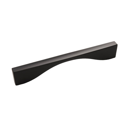 Belwith B076151-MB: 160mm cc Channel Cabinet Pull - Matte Black