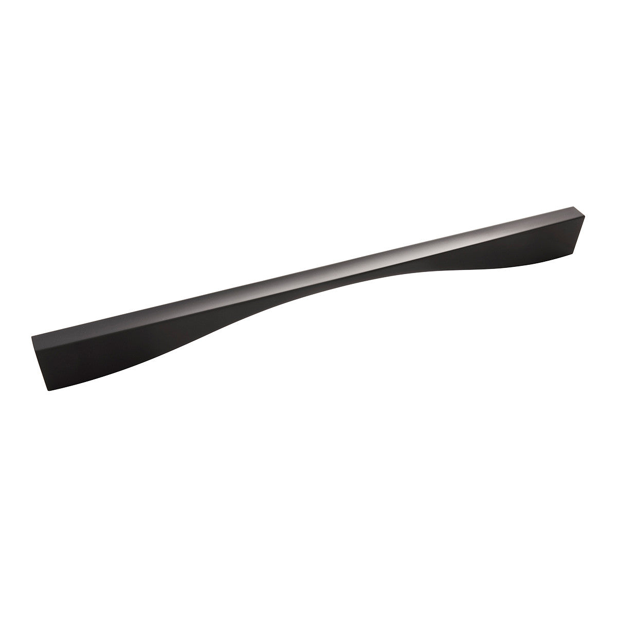 Belwith B076154-MB: 12" cc Channel Cabinet Pull - Matte Black
