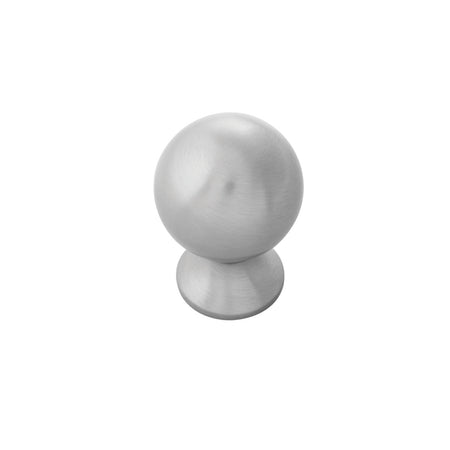 Belwith B076288-SS: 1" Fuller Cabinet Knob - Stainless Steel