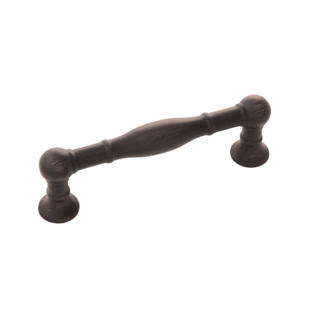 Belwith B076290-VB: 96mm cc Fuller Cabinet Pull - Vintage Bronze