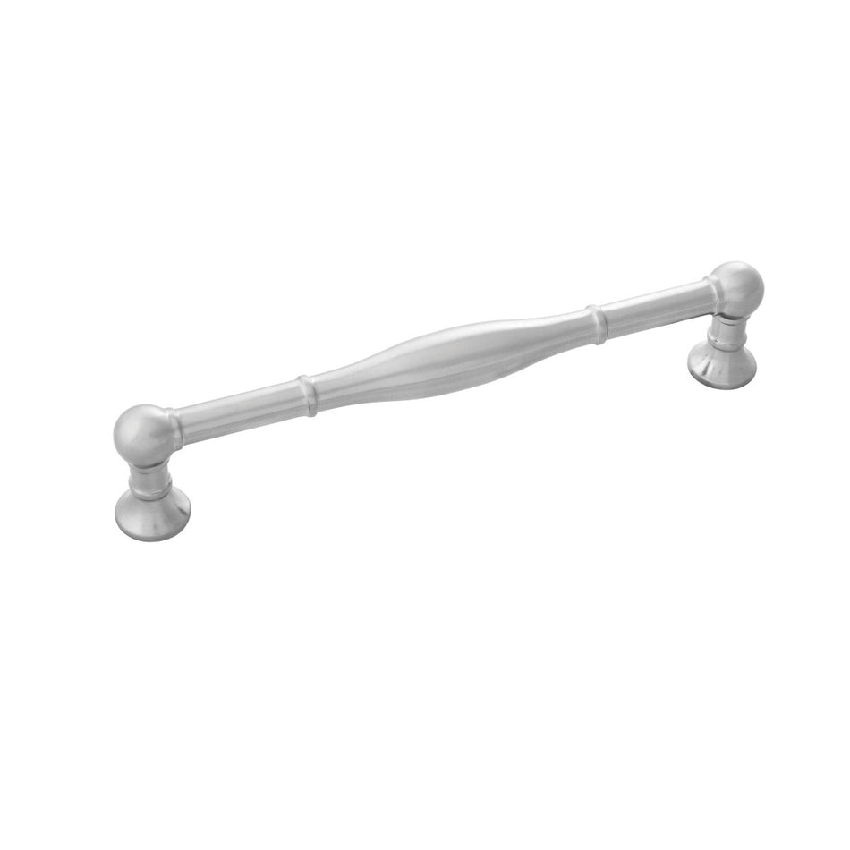 Belwith B076291-SS: 160mm cc Fuller Cabinet Pull - Stainless Steel
